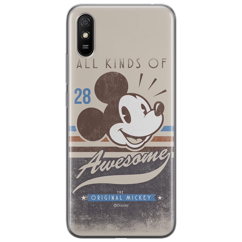 ERT GROUP mobile phone case for Xiaomi REDMI 9A original and officially Licensed Disney pattern Mickey 009 optimally adapted to the shape of the mobile phone, case made of TPU