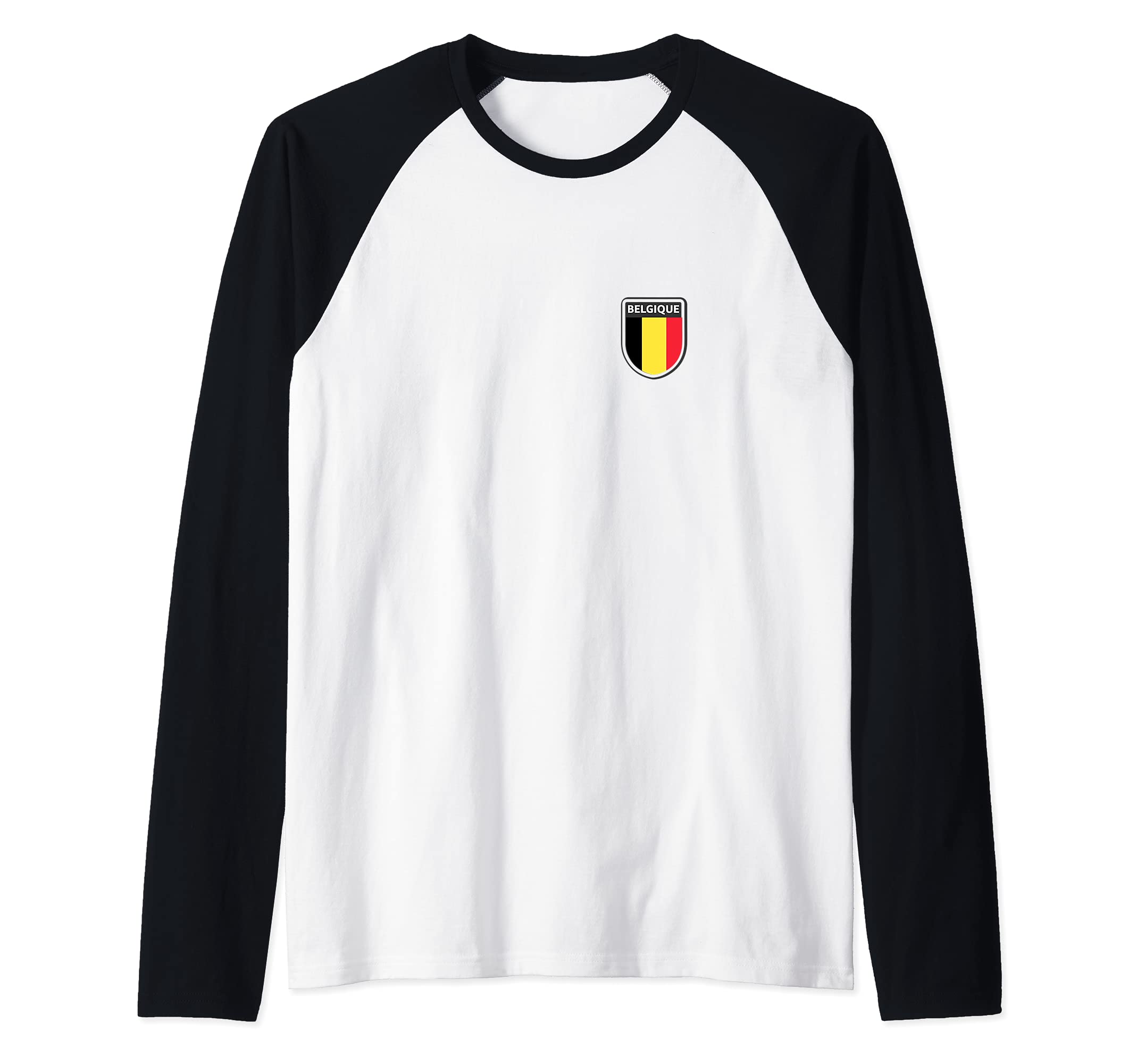 Flag Belgium Raglan Baseball Tee
