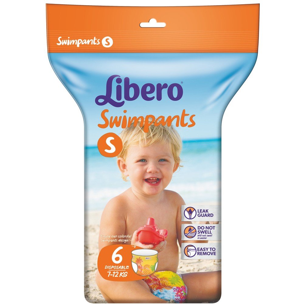 Libero Swimpants Baby Diaper, Size S, 6 Pieces - 10 ml