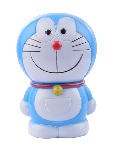 V Shine Cute Cartoon Character Coin Box Piggy Bank For Kids Blue Amazon In Toys Games