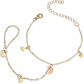 Frigotine Dainty Star Butterfly Snake Hand Chain Ring Slave Bracelet for Woman
