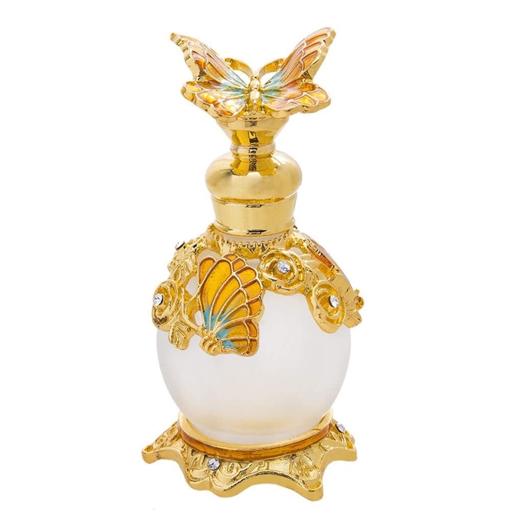 YM963 Handmade Glass Perfume Bottles Empty Decor Refillable Mini Empty Bottle Essential Oil Bottles 