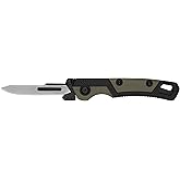 Kershaw Lonerock RBK2, New Skinning and Caping Folding Knife, 2.8 inch Replaceable Surgical Blades, Includes Sheath and Extra Handle