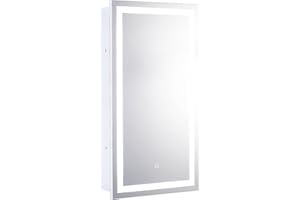 Dyconn Faucet Edison Tri-Color LED Cabinet Mirror (16x30)