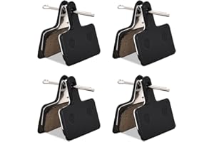 Wlivxch 4 PCS Bike Brake Pads, Mountain Bicycle Brake Pads-Compatible with TRP Tektro Shimano High Performance Mountain Bike Brake Pads, Mountain Bike Disc Brake Pad