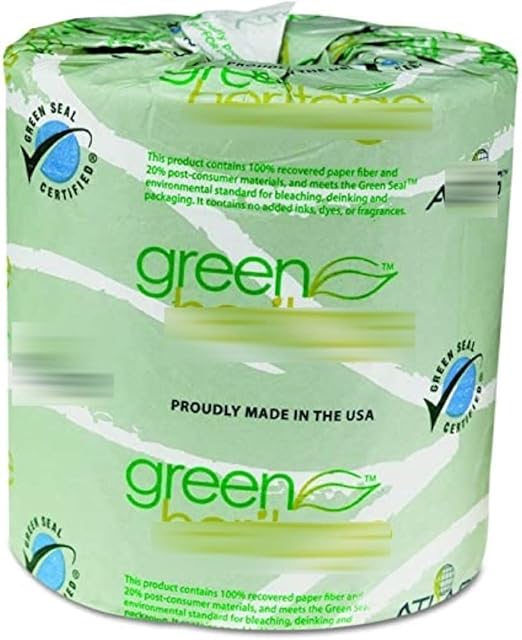 Toilet Paper 2 ply (green, 1) 1 roll Kitchen & Dining