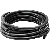 3/8" ID x 25 Ft EPDM Rubber Agricultural Spray Hose - 1 Pack | 71 PSI Working Pressure ,General Versatile Rubber Hose for Gardening, Farming, and Industrial Use