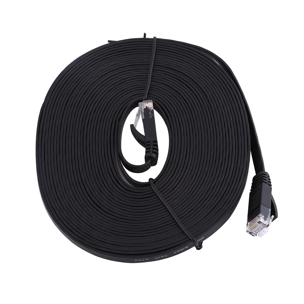 01 02 015 Lan Cable, Water Proof Tensile Anti-interference 1000Mbps 250MHz Transmission Rate Network Cable for Gigabit Ethernet(10M)