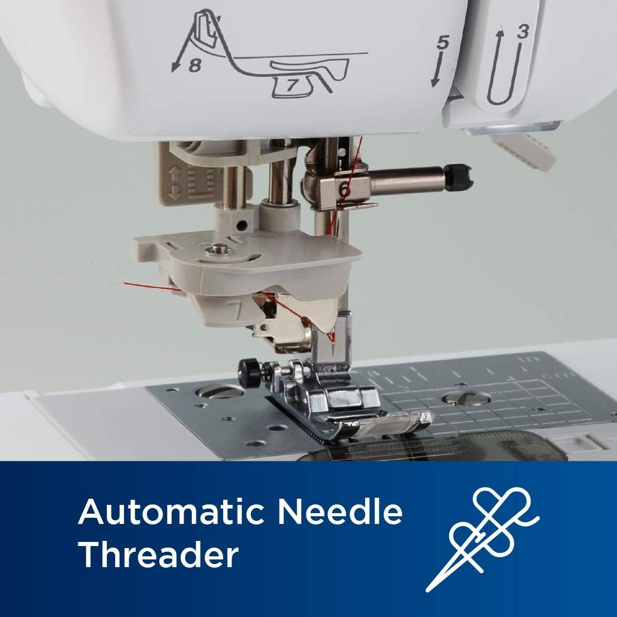 Brother SE600 Sewing and Embroidery Machine, 80 Designs, 103 Built-In Stitches, Computerized, 4