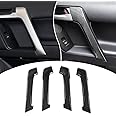 RONGSEN for Toyota Land Cruiser Prado 150 2010-2023 2020 2021 2022 Replacement of Door Large armrest Frame Modification Accessories (Fiber Pattern)