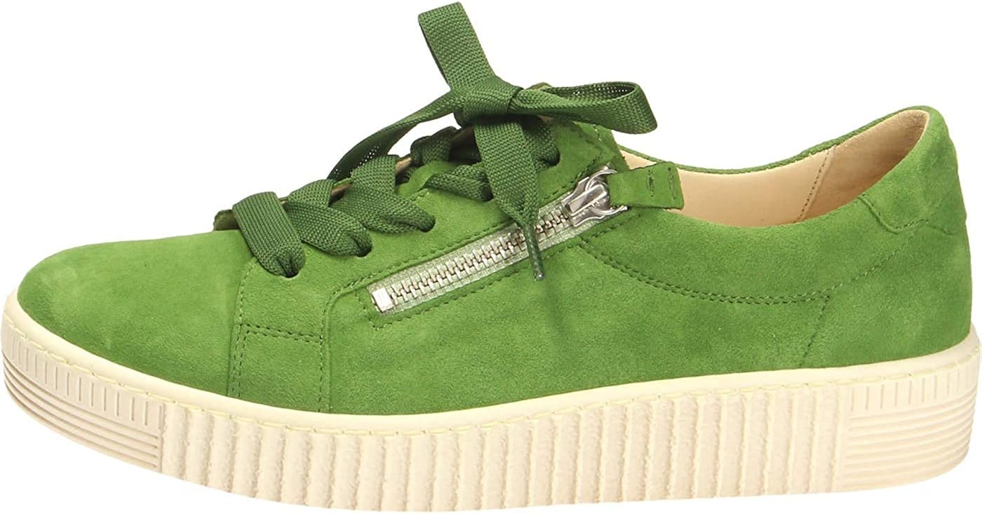 Gabor 43.334.12 Wisdom Green Nubuck Womens Trainers Amazon.co.uk