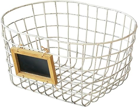 ZWW Canasta De Almacenamiento De Alambre, Canasta De Malla para