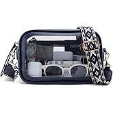 Wuflyover Clear Purse for Women, Clear Bag for Stadium Events.