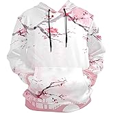 Nander Hooded Sweatshirts Japanese Cherry Blossom Unisex Men's Pullover Hoodie Hoodies