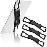 Fotbor 3 Pack Ergonomic Hand Strap for Kindle & Tablets - Lying Reading Essential - Non-Slip Anti-Fall Lightweight Grip Strap, Fits 4.7-8" Kindle/e-Readers/Phones & Tablets (Black)