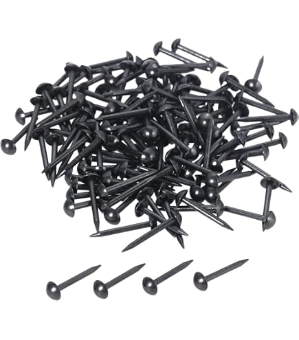 Hillman Blued Cut Tacks #14 3/4 - Aluminum Trim Nails, 2-Ounce Pack, For Upholstery & Crafts