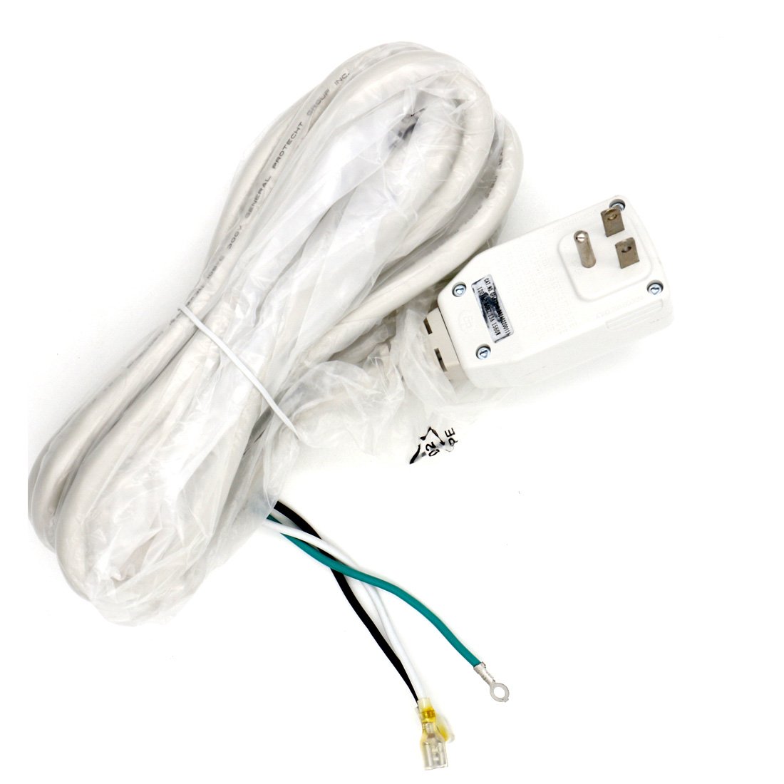 Baomain LC131 LCDI power cord GFCI plug 120VAC 13Amp 1560W UL listed