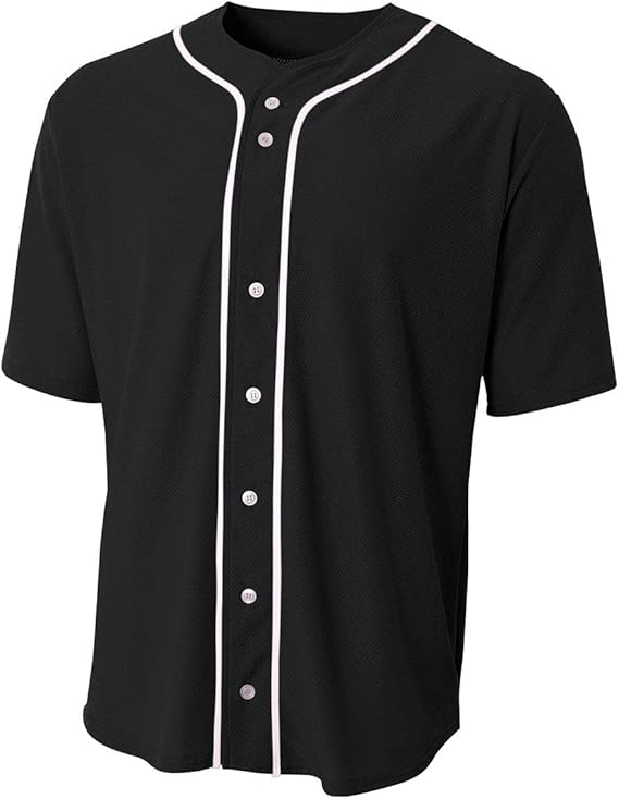 baseball jerseys without buttons