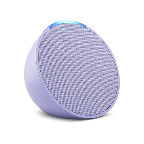 Echo Pop (Newest gen) | Full sound compact Wi-Fi and Bluetooth smart speaker with Alexa | Lavender Bloom