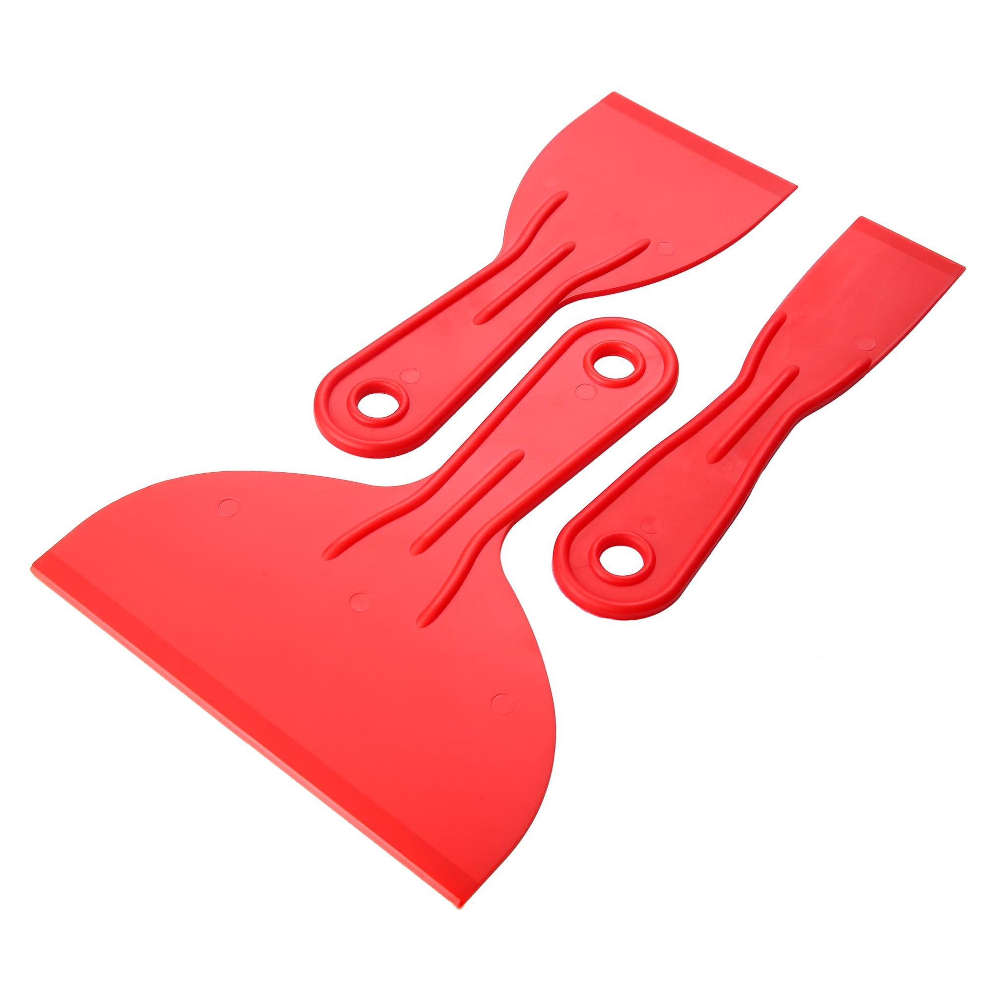 Photo 1 of 3 Pcs Putty Knife,Flexible Plastic Paint Scraper Tool for Spackling,Spreader, Spackle, Putty Knife Scraper, Tamale Spreader Tool 3-Pack: 1-1/2", 3", 6", 3 Pcs Putty Knife