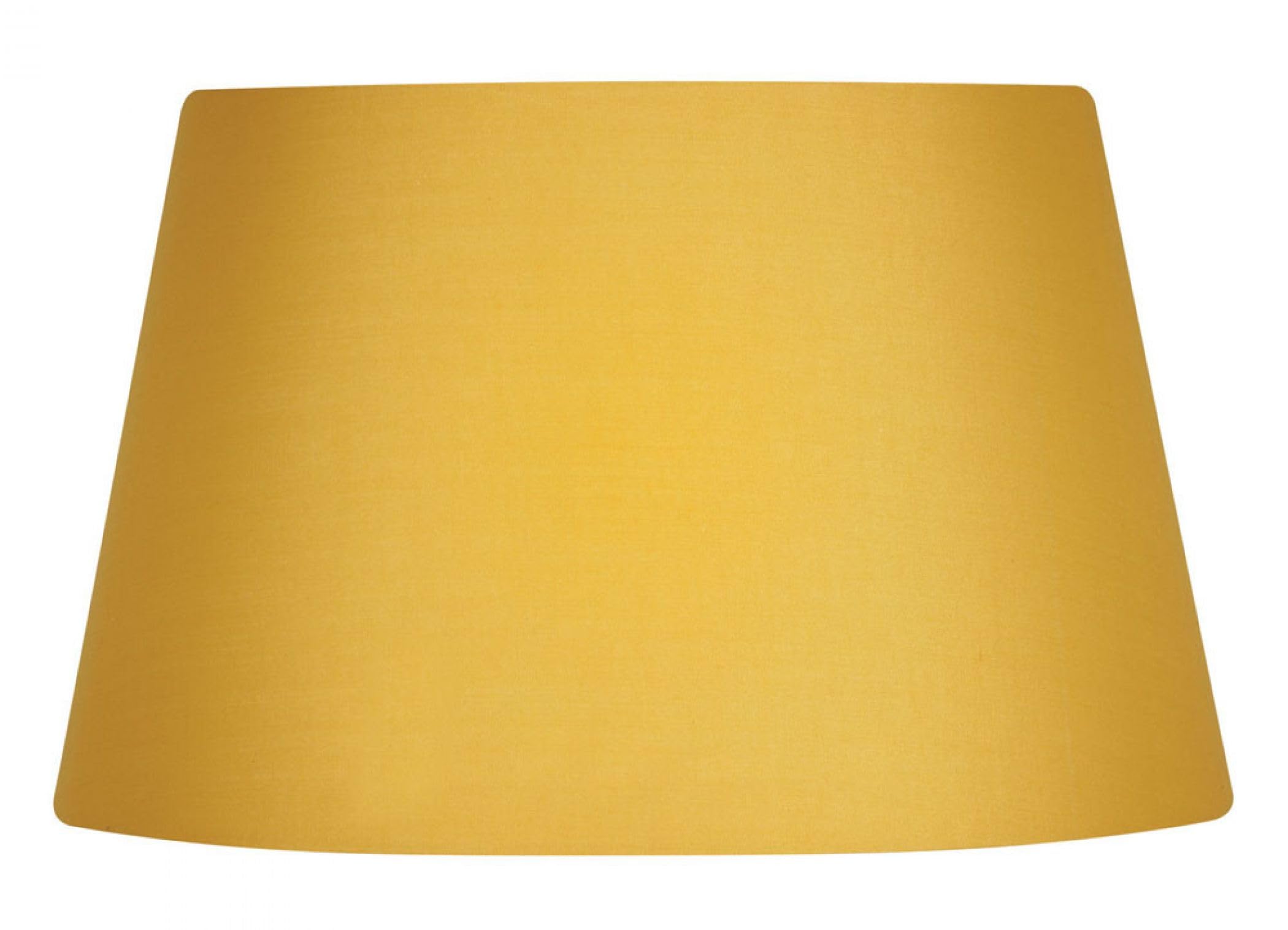 Oaks Lighting S901/6 MS Cotton Drum Shade, Mustard