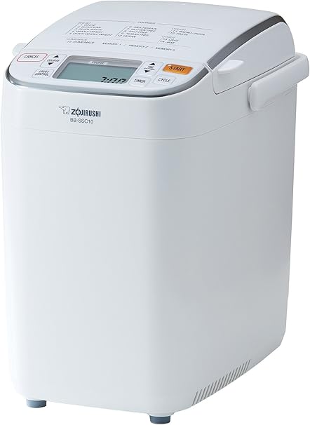 Amazon Com Zojirushi Home Bakery Maestro Breadmaker Premium White Kitchen Dining