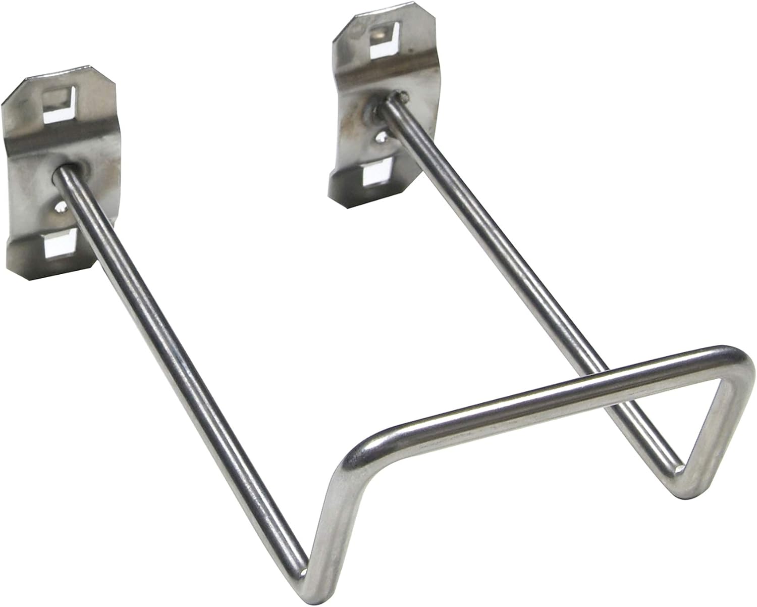 Locking Pegboard Hooks 66528 5" 80° Ss Lh Double Closed Loop 2 Pk