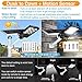 300W LED Solar Street Lights Outdoor Lamp, Dusk to Dawn Security Flood Lights with Remote Control, Motion Sensor, 660 LED, Waterproof, Ideal for Parking Lot, Stadium, Yard, Garage (Cool White)