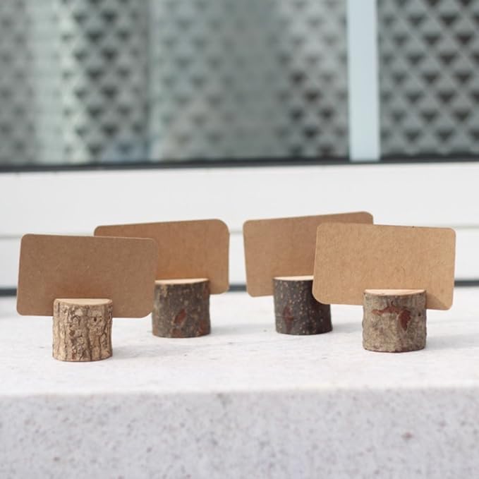 Homyl Pack Of 12 Fall Woodland Birch Tree Place Card Holder