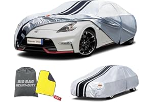 [2026Upgrade] Heavy Duty Car Cover Custom Fit for Nissan 350Z/370Z/BMW Z4 Waterproof All Weather for Automobiles, Full Exteri