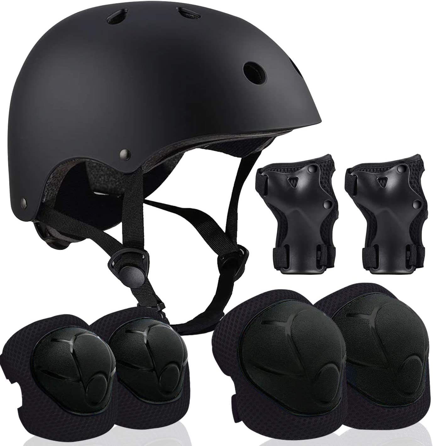 Photo 1 of ZLEIOUY Adjustable Helmet for Youth Kids Toddler Boys Girls,Protective Gear with Elbow Knee Wrist Pads for Multi-Sports Skateboarding Bike Riding Hiking Scooter Inline skatings