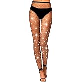 K BKVAVA Women's 2 Pairs Footless Fishnet Tights, Footless Fishnet Stockings High Waisted Mesh Wide Tights