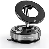 Bawyot Car Phone Holder Mount Magsafe [ Strongest Suction & Magnetic] Ultra Vacuum Suction Cup 360° Rotation Car Mount, Cell Phone Holders for All Smartphones