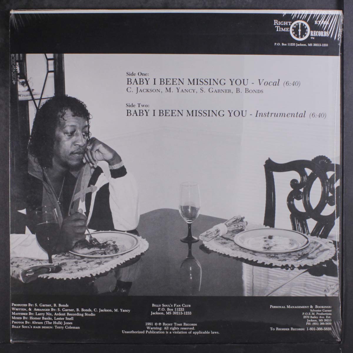 Billy Soul Bonds Baby I Been Missing You Amazon Com Music amazon com
