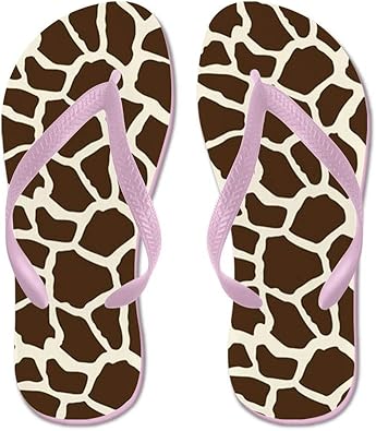 giraffe flip flops
