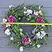 The Wreath Depot Windsor Silk Spring and Summer Door Wreath 24 Inch, White Storage Gift Box Included