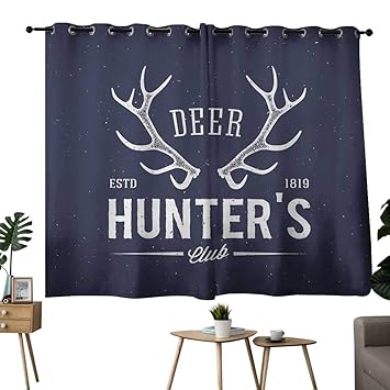 Amazon Com Nuomanan Bedroom Curtain Hunting Decor Deer