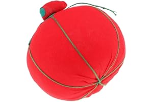 WSJIABOFUX Red Handmade Lovely Tomato-Shaped Pincushion Needle Pincushion Needle Work Craft Durability and Professional Sewing Notions and Supplies