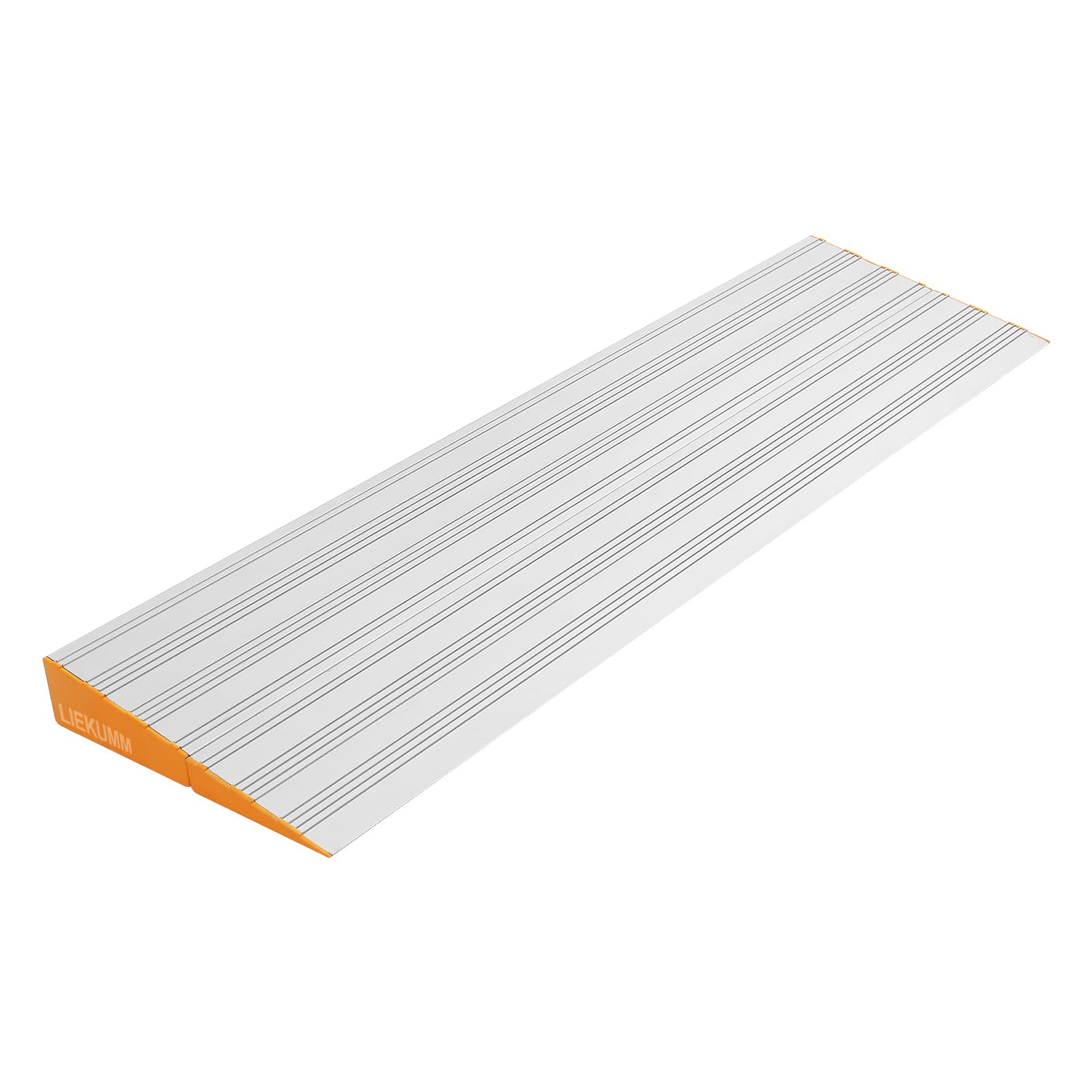 LIEKUMM Threshold Ramps, 5cm Rise Threshold Ramps for Wheelchairs, 800KG Capacity Ramps for Wheelchairs, Ramp for Threshold, Step, Doorways, Aluminum Ramp for Scooter, Silver