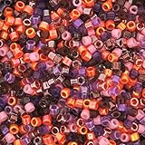 Miyuki Delica Seed Beads Size 11/0 Melonberry Mix 7.2g