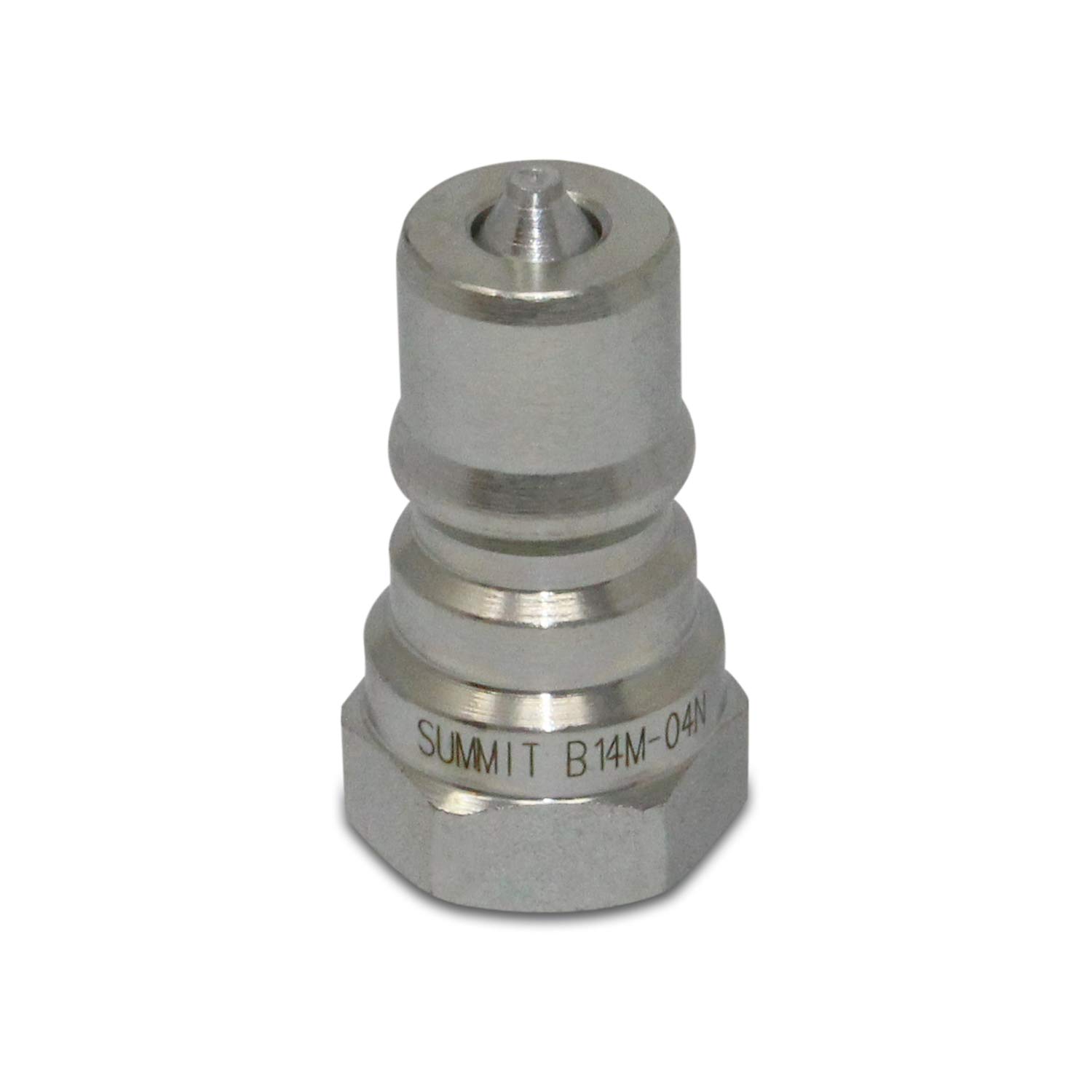 1/4" NPT ISO 7241B Quick Disconnect Hydraulic Coupling/Coupler Set