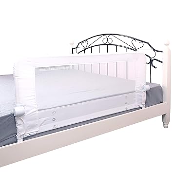 white bed guard