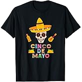 Cinco De Mayo Sugar Skull T-Shirt