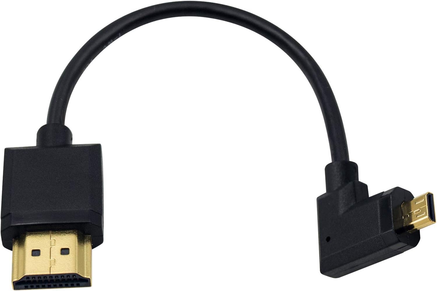 Duttek HDMI to Micro HDMI Cable, Extreme Slim and Flexible Micro HDMI Male to HDMI Male Cable support 1080P, 4K