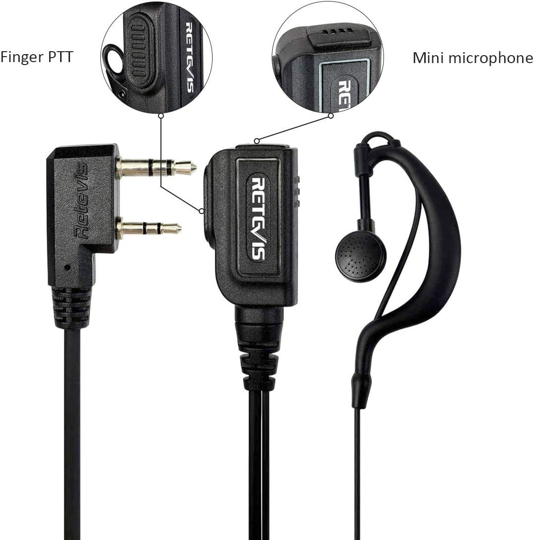 Retevis RT1 Walkie Talkies for Adults,Long Range Rechargeable Two Way Radios,High Power,Rugged,3000mAh Battery,Emergency 2 Way Radios with Earpiece