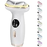 Electric Gua Sha Facial Tool 7 in 1 Hot & Cold Face and Neck LED Beauty Massager, Vibration Pulse Mode for Skin Care, Lymphatic Drainage Anti-Aging & Wrinkles Face Lift Device Gift for Mom