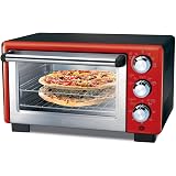 Horno tostador grande Oster® rojo con 32 litros de capacidad :  Amazon.com.mx: Hogar y Cocina