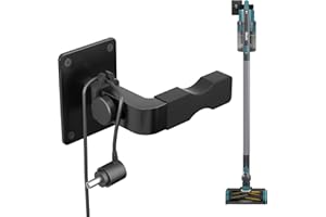 LIBOER Adjustable Vacuum Wall Mount for Shark Vacuum with Cable Clip Shark Cordless Vacuum Wall Mount Compatible for V7 V8 V10 V11 V12 Shark IX141 IZ562H IZ682H IZ361H IZ462H IZ163H IZ363HT IZ483H (Clip)