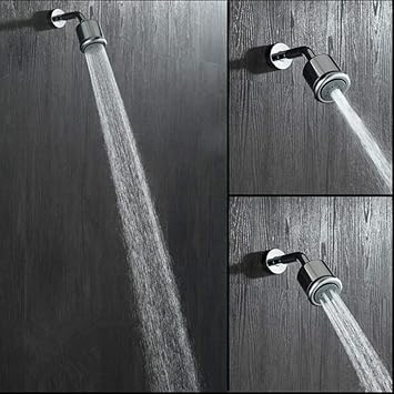 Badewanne und Duschverkleidung mit Einzelfunktion und Duschkopf, Duschkopf aus massivem Messing, Wandmontage aus gebürstetem 