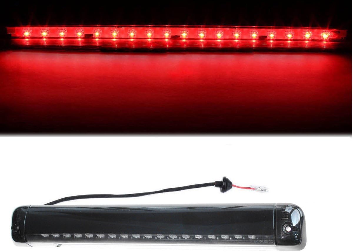 Dantoo High Mount Stop Light LED 3rd Third Brake Light Rear Brake Tail Light for 1992-2004 Chevrolet Suburban GMC Yukon Tahoe Hummer Pickup Truck, LED Brake Lamp Smoke Lens